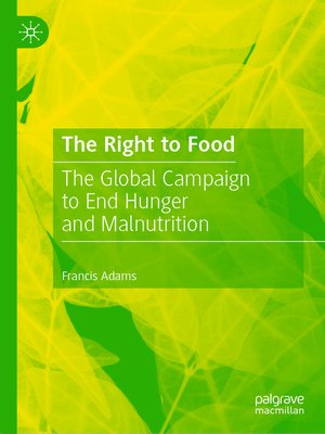 cover image of The Right to Food